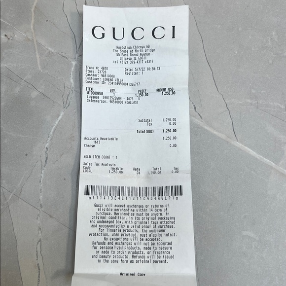 Authentic Gucci Ophidia Half Moon Hobo GG Coated Canvas Small Blue - Picture 12 of 13